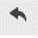 Gray curved arrow pointing up-left