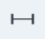 Distance tool icon showing a horizontal line with end ticks