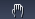 White hand icon with fingers on dark blue background
