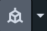 Six small gray interface icons arranged in two columns on a dark square background