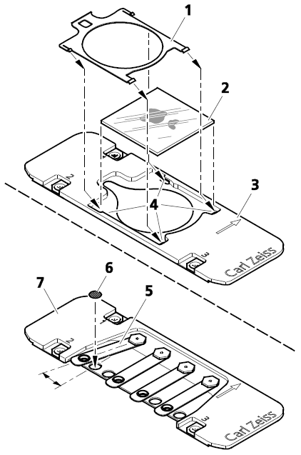 Mounting of cover glasses or TEM grids