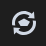 Polarization View icon, circular arrows on dark square