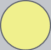 Pale yellow filled circle with thin gray outline