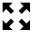 Two square interface icons showing diagonal arrows pointing outward from center